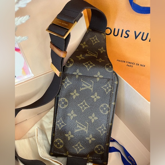 🎀 Louis Vuitton Monogram Geronimos Brown Body Bag - Picture 6 of 16